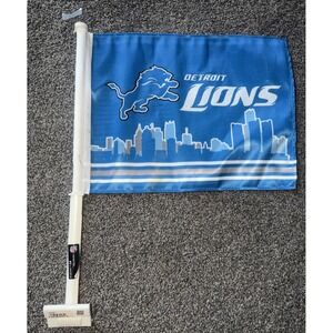 Detroit Lions Car Flag